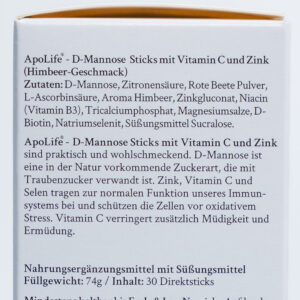Apolife D-Mannose Sticks – Bild 2